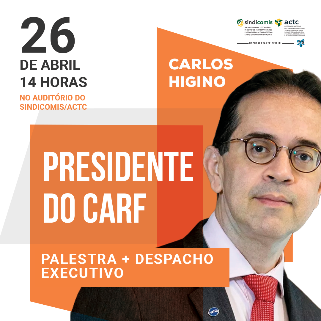 Presidente do CARF será o palestrante do COMITEC de abril