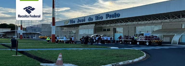Receita Federal atua na primeira operação internacional no Aeroporto de São José do Rio Preto