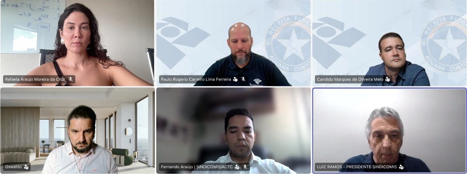 Reunião institucional com representantes da Receita Federal do Brasil (DIGIN).