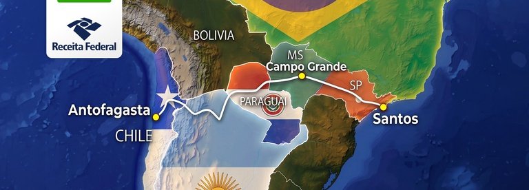 Receita Federal realiza expedição técnica no Corredor Bioceânico para fortalecer preparação aduaneira e logística