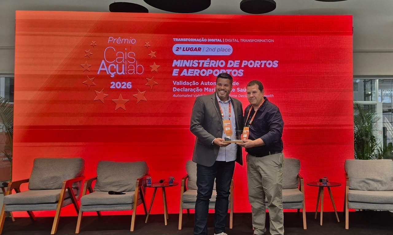 Programa Porto Sem Papel conquista 2º lugar no Prêmio Cais Açulab 2026